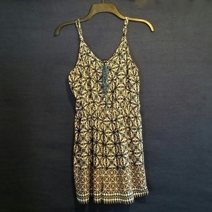 Atmosphere Geometric Print Romper